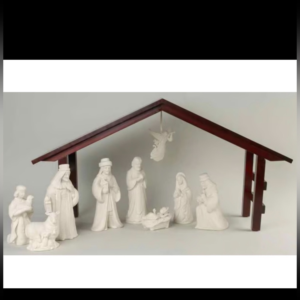 Lenox, Nativity Set, Commemorate 2000 Nativity, 10 Piece Set